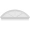 Ekena Millwork Segment Arch 3 Spoke Architectural Grade PVC Combination Pediment, 48"W x 18-7/8"H x 2-3/4"P PEDPC048X190SEG03 - alternate 3